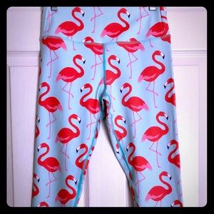 Flexi-Lexi Flamingo Tights - NWT! Super Cute!